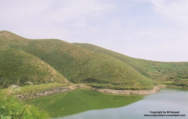 Kamuri Mining District: dam near prospect