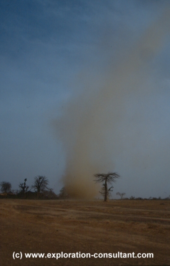 dust devil, Liptako, Niger