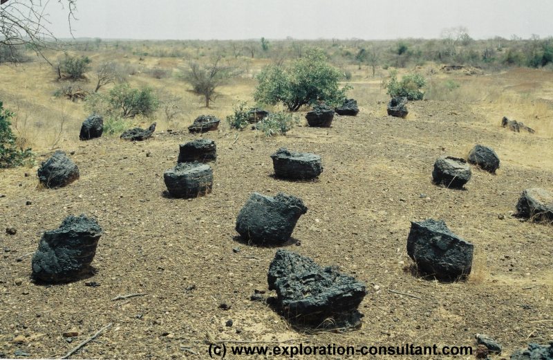 iron slag near Boulkagou, Liptako Niger